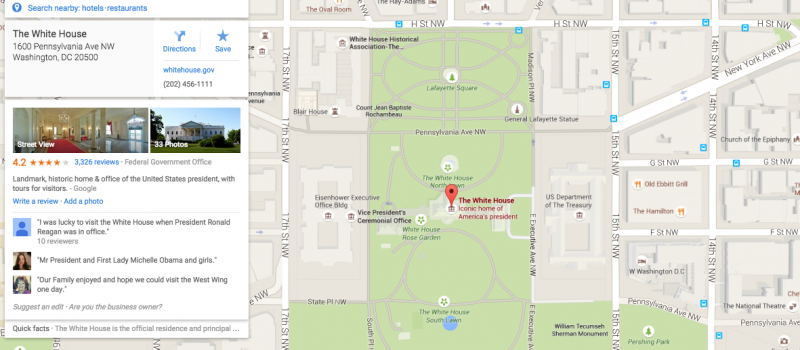 Searching For The N-Word On Google Maps Pulls Up The White House And Other Minority Institutions