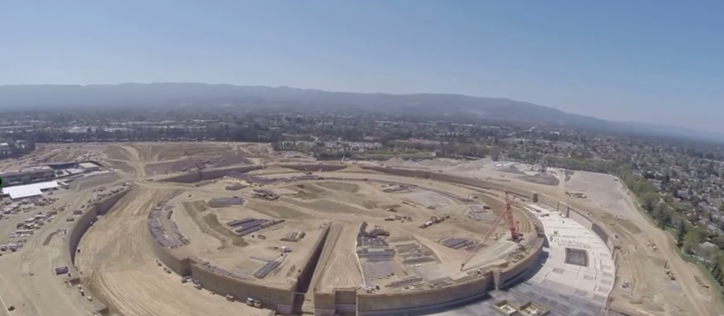 Apple’s New Spaceship HQ Doesn’t Look Like A Spaceship Yet, But It’s Huge